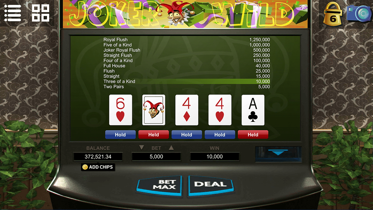 Videopoker - Joker Wild